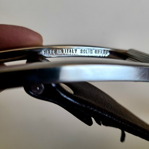 Scott David brown leather belt. Size Small. - Picture 5 of 8